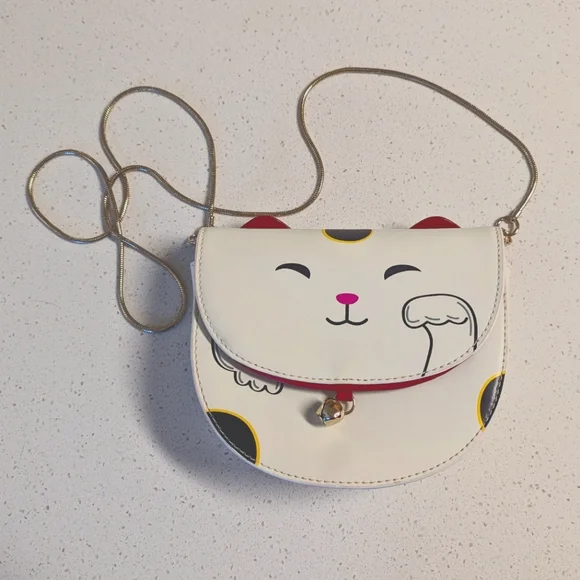 Kate spade lucky store cat purse